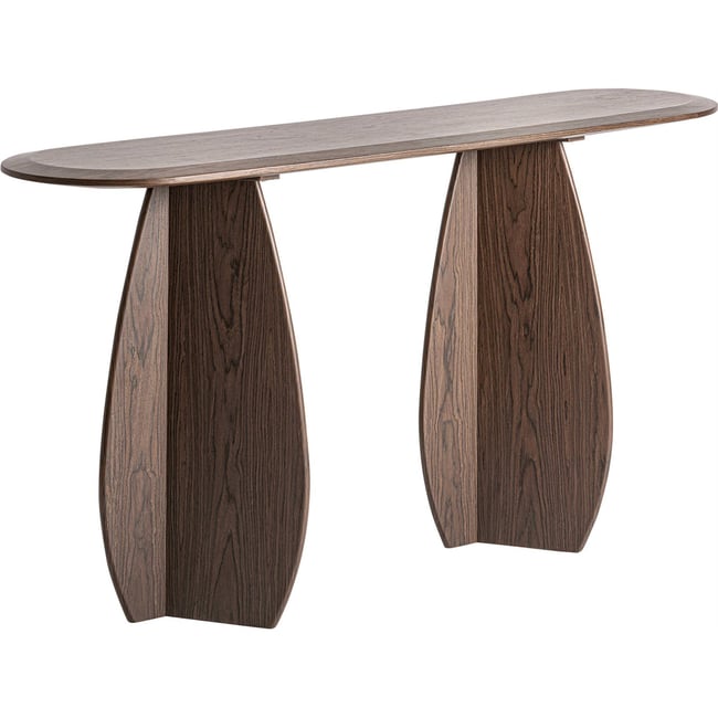 Console d'entrée en bois Couleur brun bois naturel chaleureux <span itemprop=