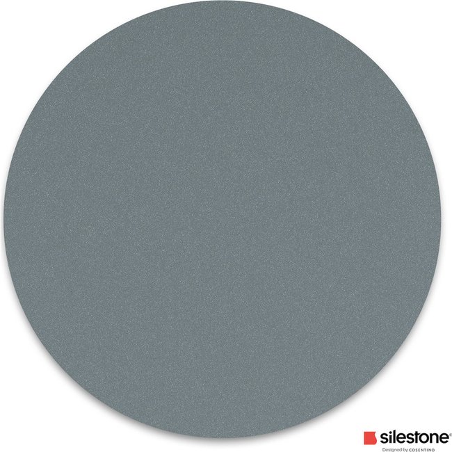 Plateau de table rond en pierre 80x80 Couleur bleu nuit subtil et tendance <span itemprop=