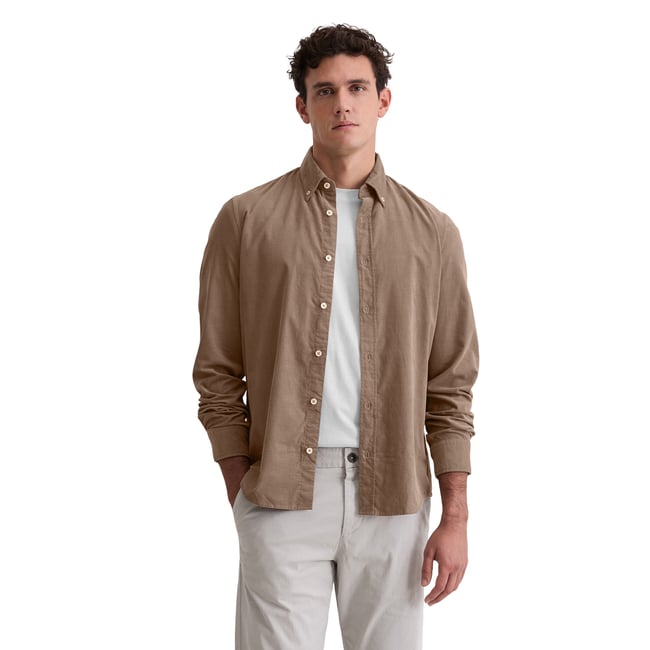 Chemise en velours côtelé shaped en pur coton bio - MARC O'POLO