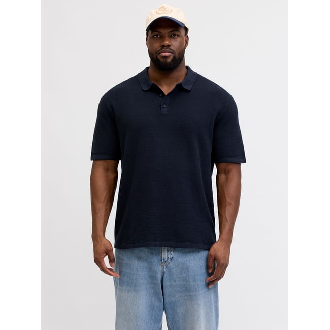Polo Tricoté navy blazer <span itemprop=