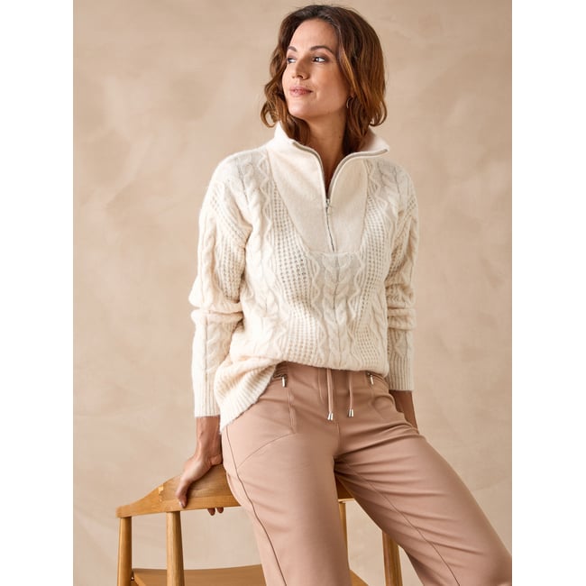 Pull maille fantaisie col camionneur - DAXON