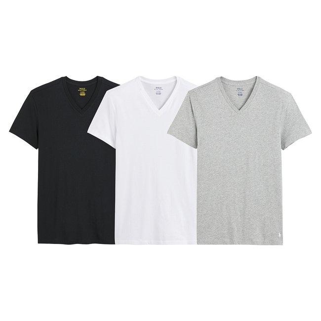 Polo white tees v neck discount