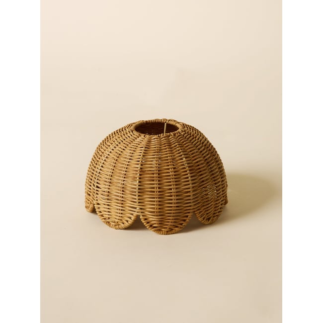 Baladeuse en rotin Couleur bois naturel <span itemprop=
