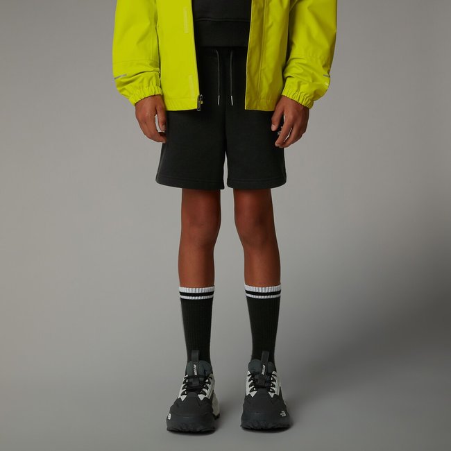 Short en molleton non gratté  noir <span itemprop=