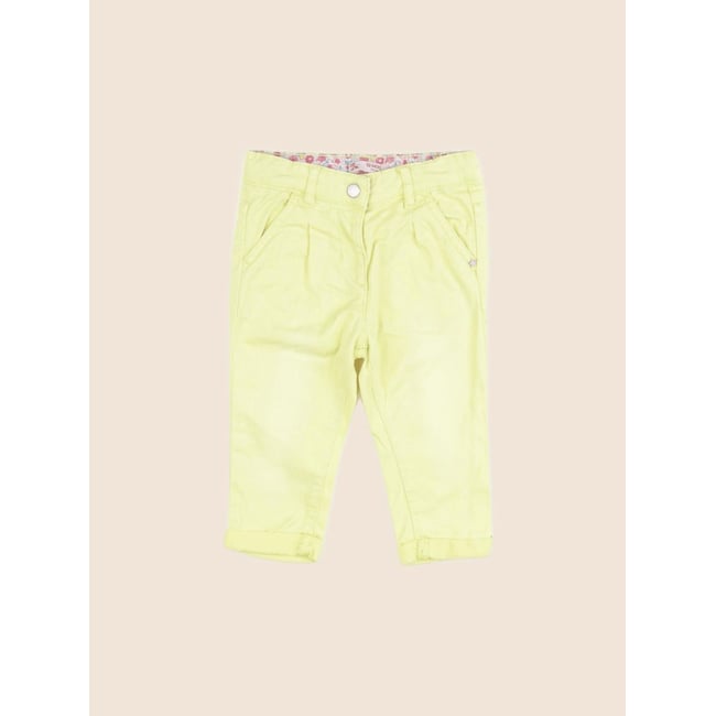 Pantalon - Très bon état jaune <span itemprop=