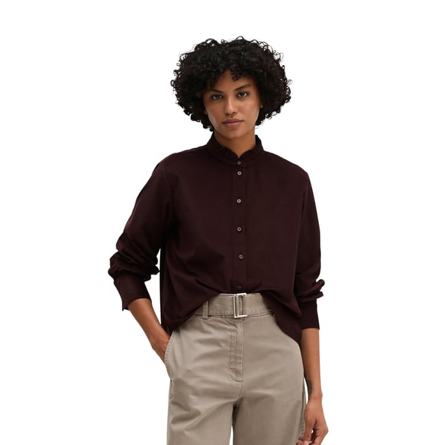 Blouse à volants regular en qualité velours côtelé - MARC O'POLO