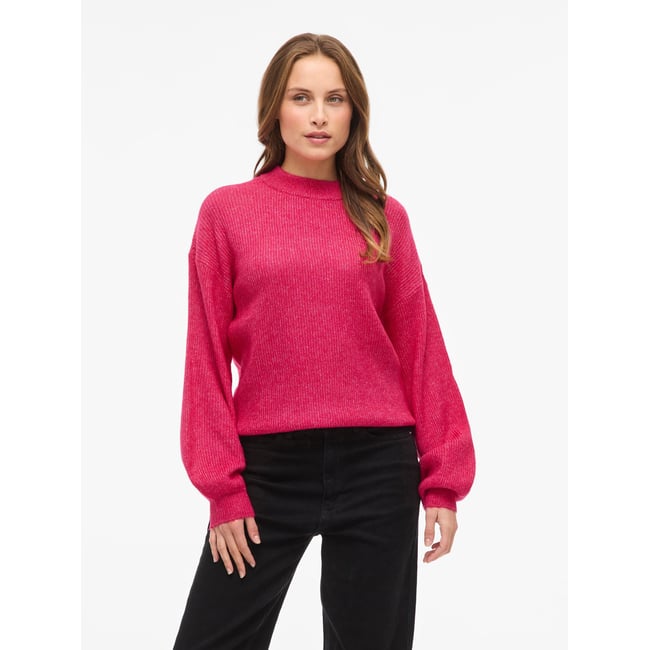 Pull En Maille pink yarrow <span itemprop=