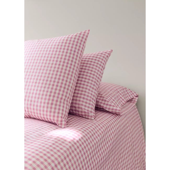Taie d'oreiller coton carreaux vichy 50x75 cm - MANGO HOME
