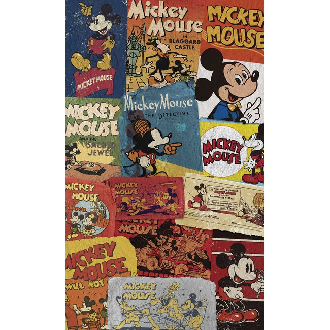 Papier peint Komar - Mickey - Billboard - 120 x 200 cm Couleur multicolore <span itemprop=