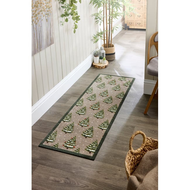 Christmas My Winter Trees Runner, green, MY MAT