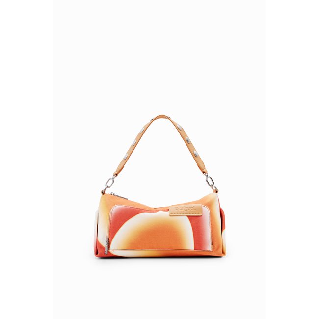 Sac M toile dégradé multicolore <span itemprop=