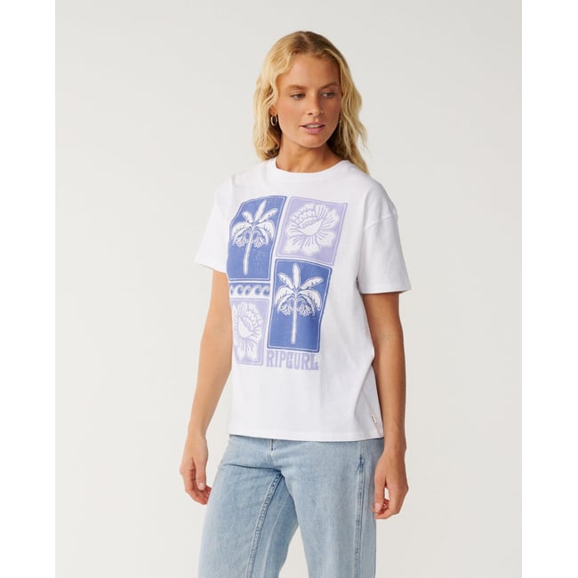 T-shirt relax Bossa NOVA white <span itemprop=