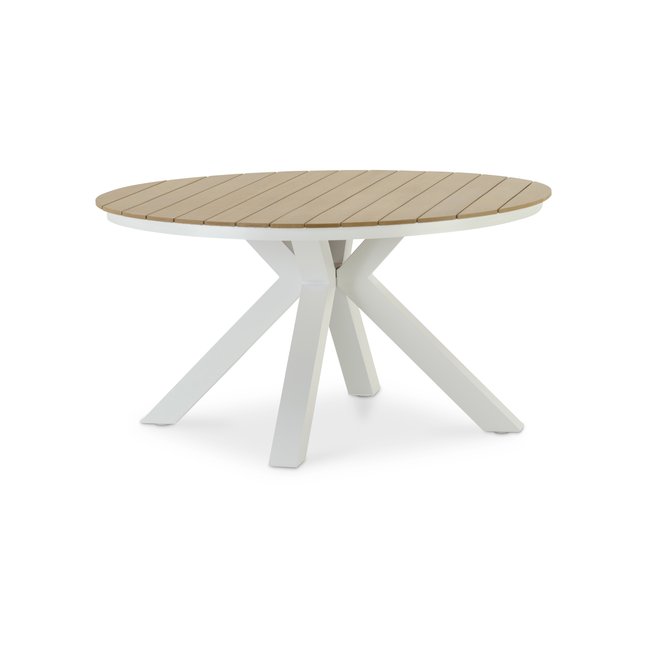 Table à manger, ronde, aluminium, OSAKA - DEFORA HOME