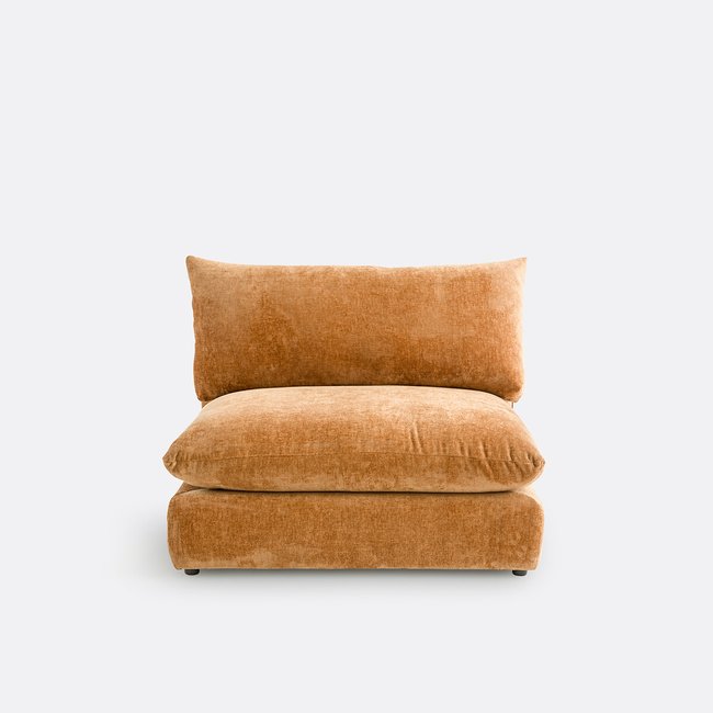 Modulaire zetel, getextureerd fluweel, Malo - LA REDOUTE INTERIEURS