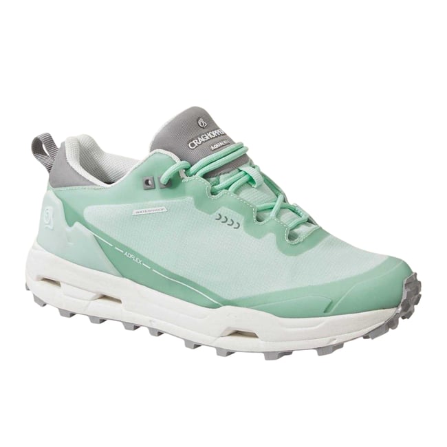 Baskets à lacets ADFLEX vert turquoise / blanc <span itemprop=