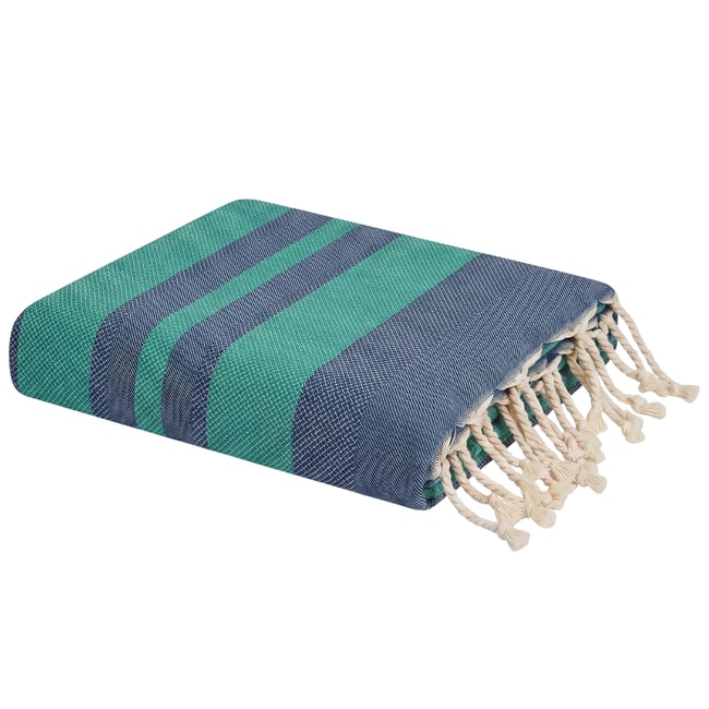 Fouta de plage jacquard en coton recyclé 1x2 m Capri REVA COLLECTION - SEVIRA KIDS