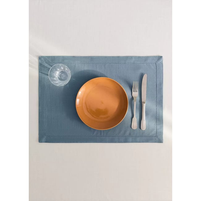 Sets de table en coton rayures ajourés - MANGO HOME