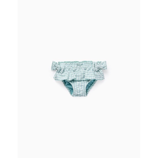 Bas de Bikini Vichy avec Volants Brothers & Sisters bleu clair <span itemprop=