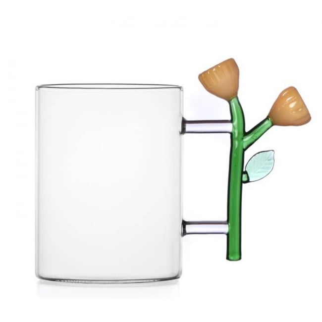 Mug Fleur Ambre Couleur v021700 <span itemprop=