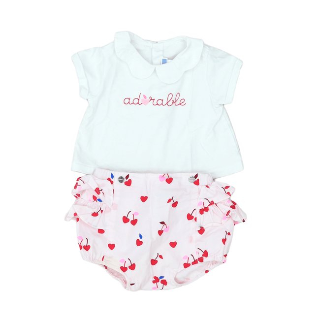 Ensemble bébé - Bon état blanc <span itemprop=