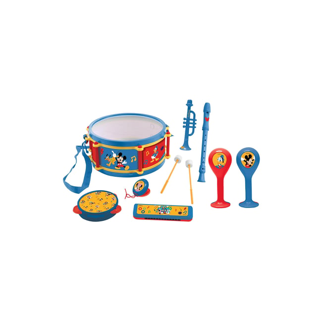 Set Musical 7pcs Mickey Mouse bleu <span itemprop=