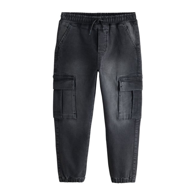 Jean cargo large avec taille élastique - NEXT