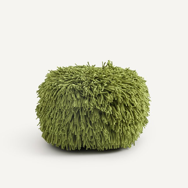 Pouf en mèches de jersey 100% coton, Gipsy vert lime OTTO STUDIO FOR AM.PM