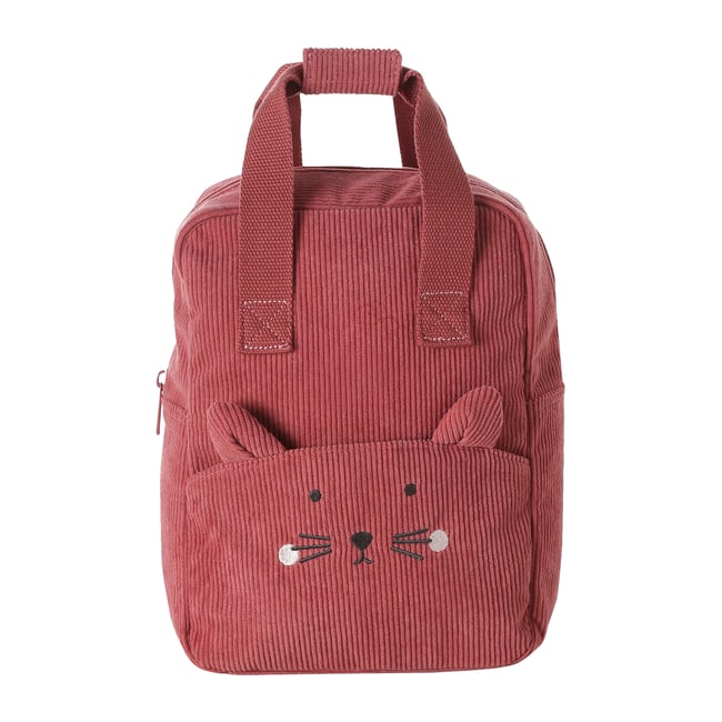 Sac à dos polyester vieux rose <span itemprop=