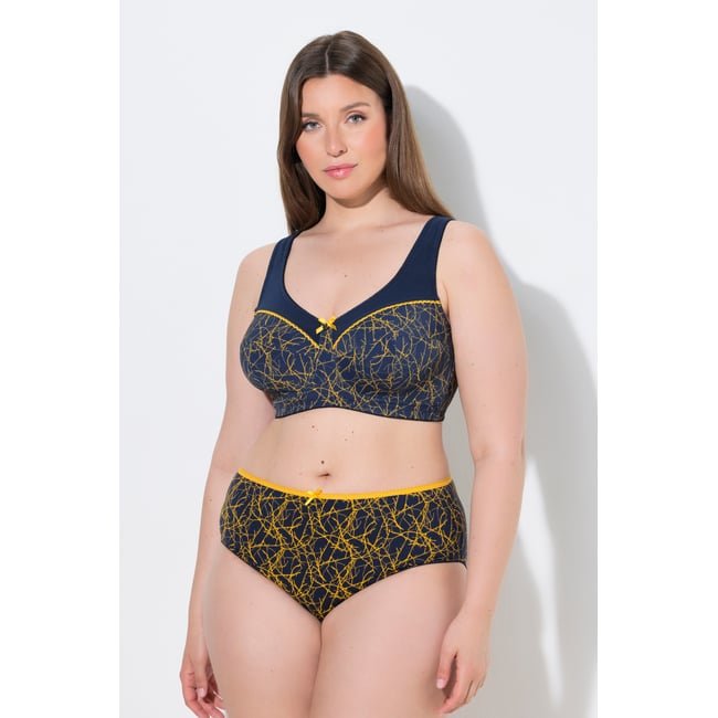 Soutien-gorge de maintien sans armatures bleu nuit <span itemprop=