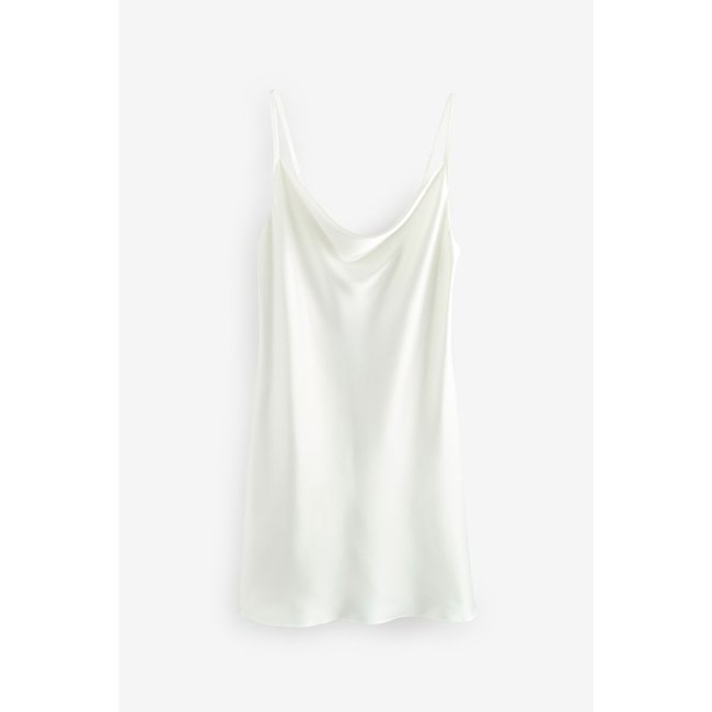 Nuisette de mariée en satin ivoire <span itemprop=