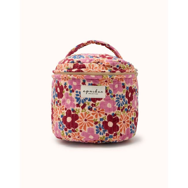 Trousse de toilette vanity imprimé floral, TARA imprimé <span itemprop=
