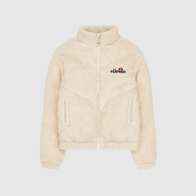 Padded jacket in teddy faux fur off white Ellesse La Redoute