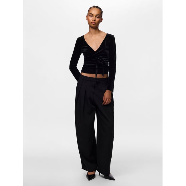 Top Cache-Cœur noir - black1 <span itemprop=