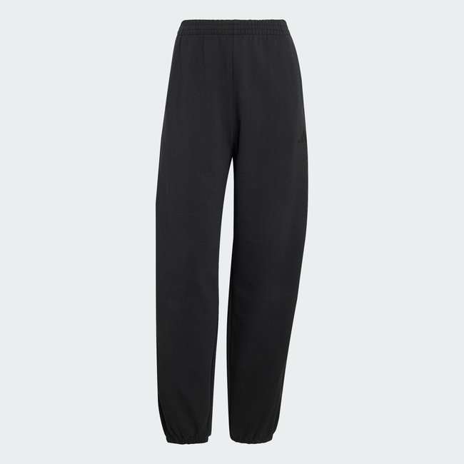 PANTALON BORDS-CÔTES PETIT LOGO TENUE ADIDAS LARGE - ADIDAS SPORTSWEAR