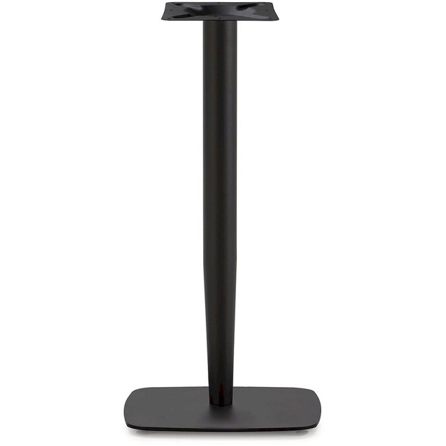 Pied de table en fer rectangulaire moderne Couleur noir mat <span itemprop=