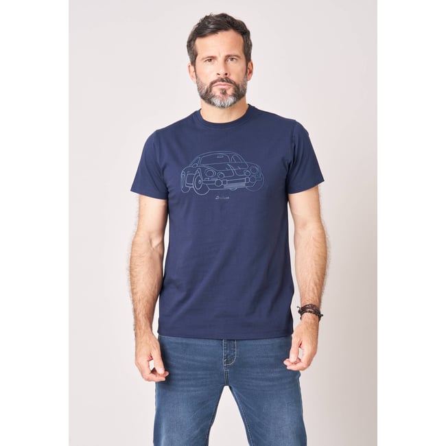 T-shirt regular homme en 100% coton avec imprimé en relief DUSTBORN - DEELUXE