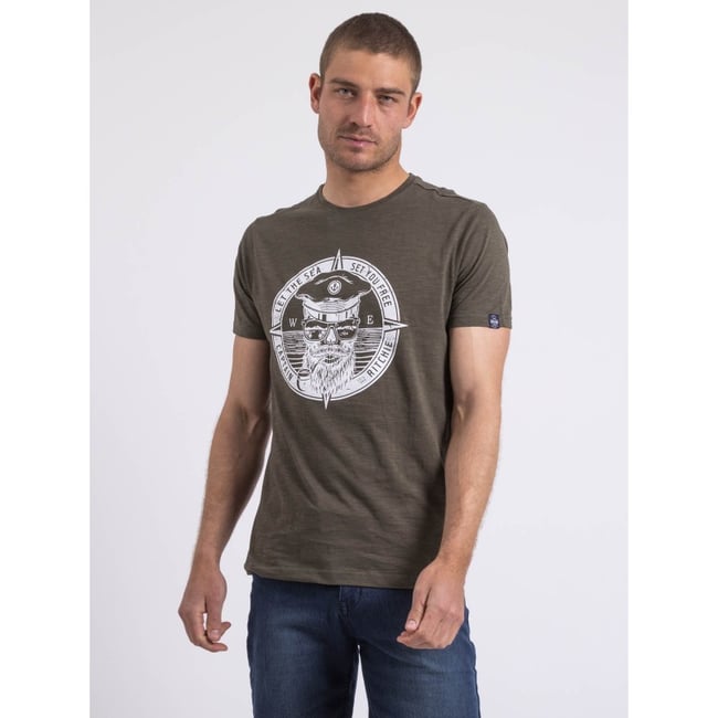 T-shirt Col Rond Nololand v002239 <span itemprop=
