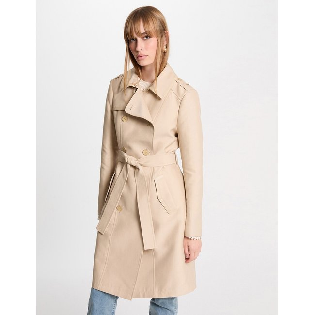 Trenchcoat met ceintuur <span itemprop=