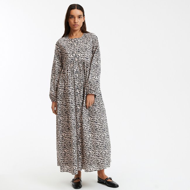 Maxi-jurk met dierenprint, Signature Suzie <span itemprop=