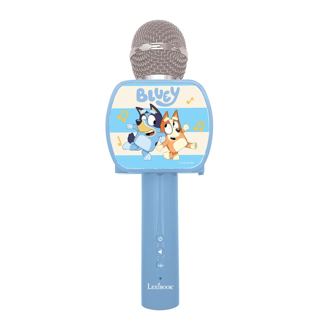 Micro Karaoké Sans Fil Bluey avec Enceinte Bluetooth bleu <span itemprop=