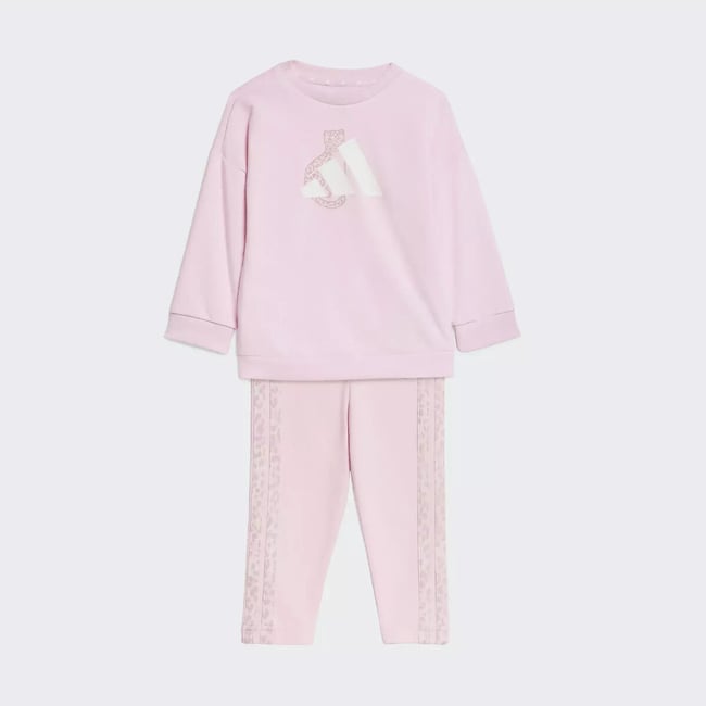 Leopard Print Fleece Outfit, pink, ADIDAS SPORTSWEAR