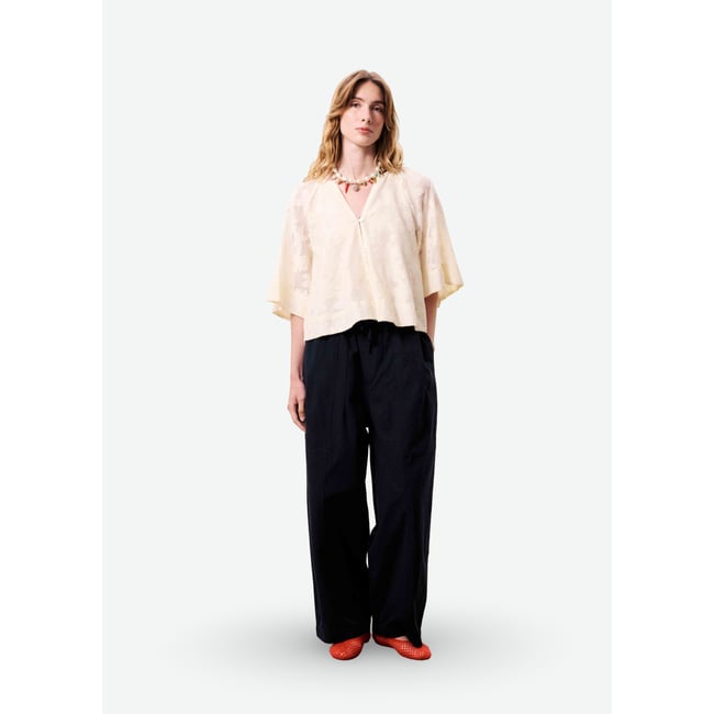 Blouse MARESIAS beige crème <span itemprop=