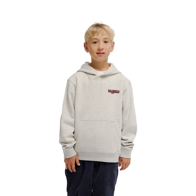 Sweat capuche EYE OF THE STORM. gris light heather grey <span itemprop=