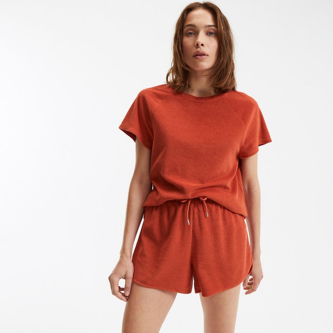 Pyjashort in badstof <span itemprop=