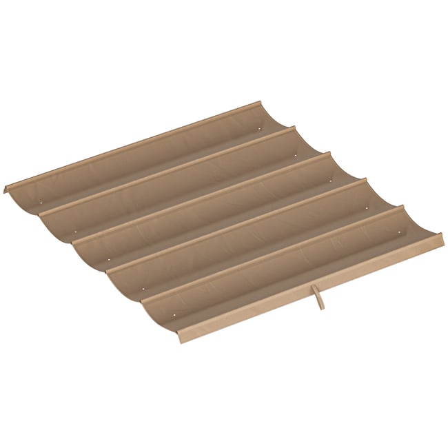 Toit de cabine de rechange Polyester Ecru ecru <span itemprop=