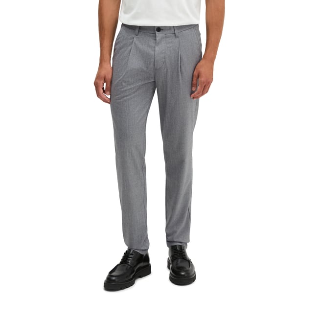 Pantalon chino modèle Morot, coupe jogger fuselée en mélange élastique de coton bio et de viscose - MARC O'POLO