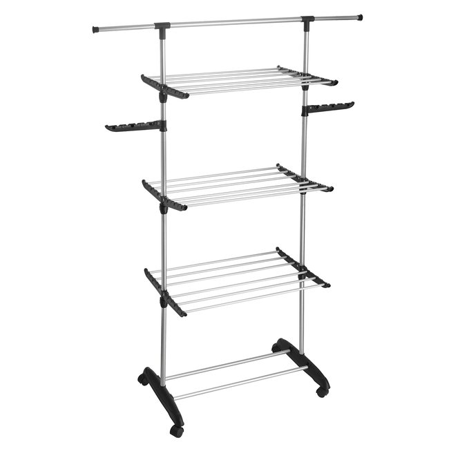 Etendoir à linge ULTIMA noir <span itemprop=
