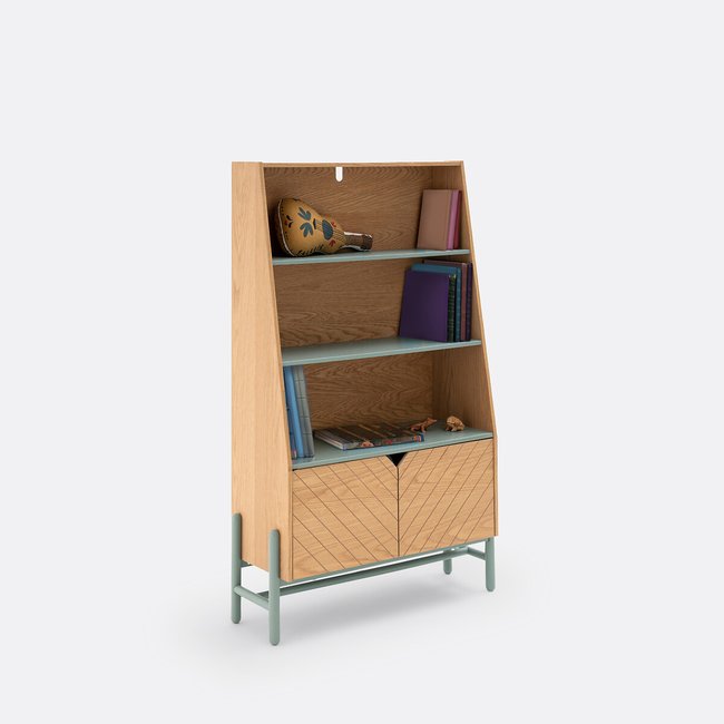 Bibliotheek/opbergrek voor kinderen, Waldo <span itemprop=