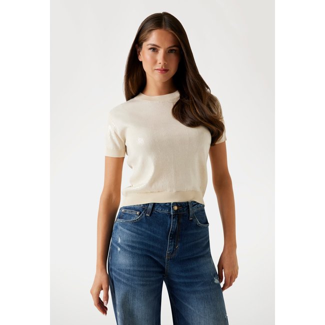 Pull Crop Sequins - GUESS