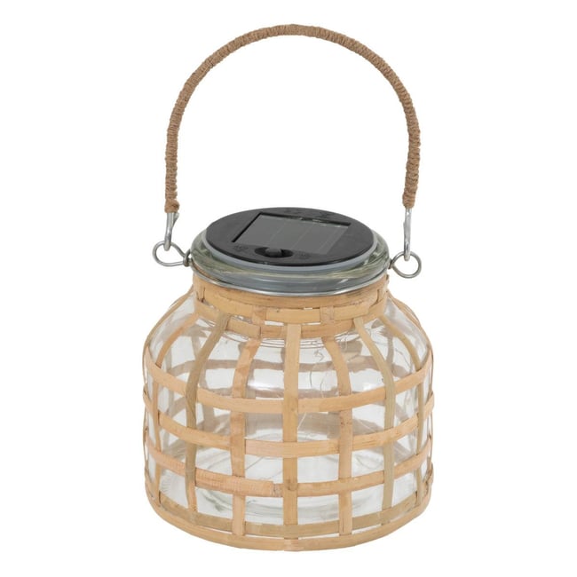 Lanterne solaire NIKY Couleur beige <span itemprop=
